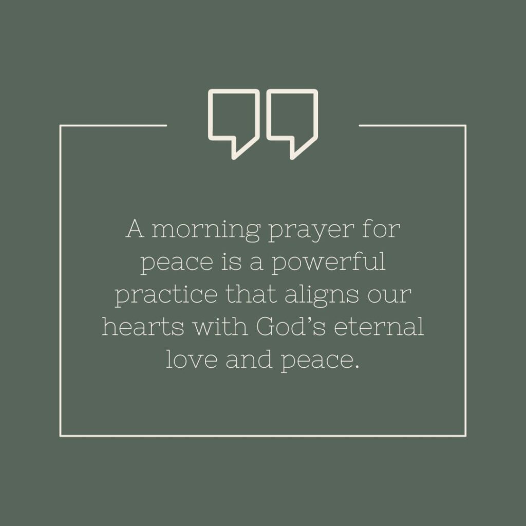 prayer for peace